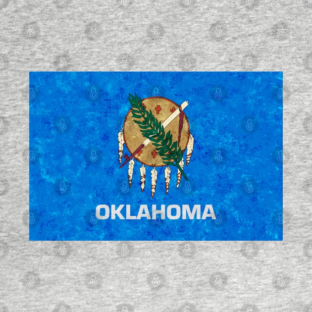 State flag of Oklahoma by Enzwell